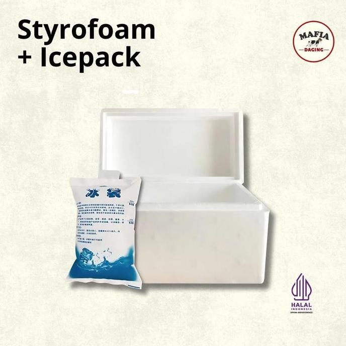 baru [Mafia Daging] Styrofoam & Ice Pack