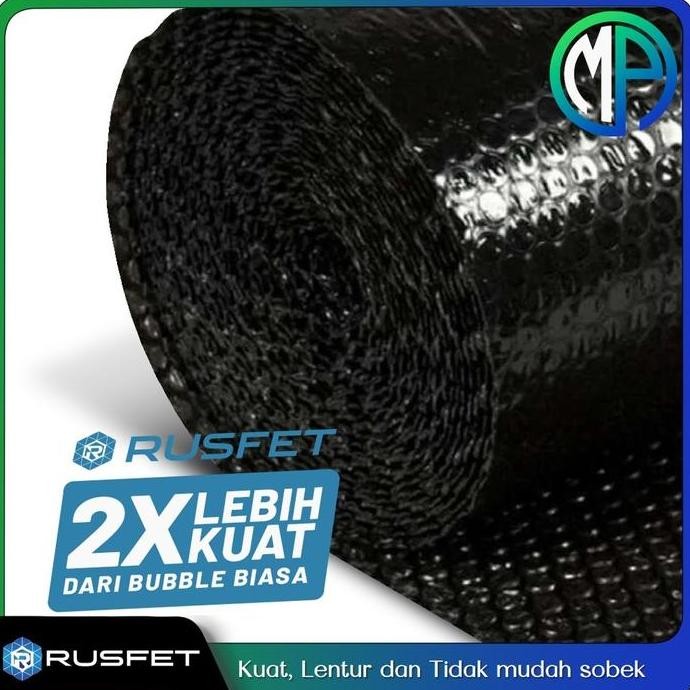 

ready stock Plastik Bubble Buble Wrap Roll 50m Hitam Super Premium Rusfet Premium