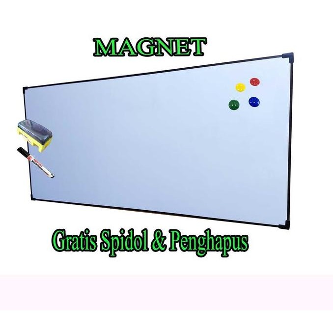 

Papan Tulis White Board 60X120 Cm Papan Tulis Plastik Whiteboard Fox
