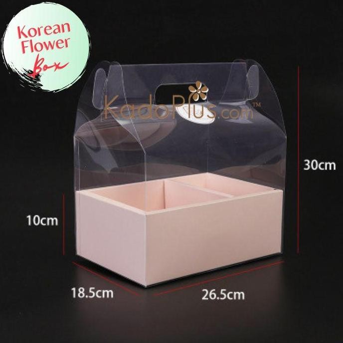 

ready stock Kotak Bunga Box Bunga Kotak Kue Cake Mika Korea