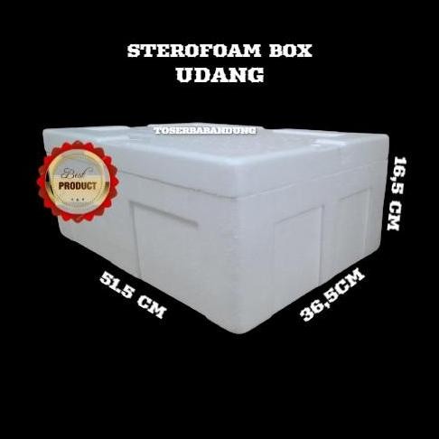 baru Sterofoam box udang benur Sterofom kotak Bandung Styrofoam ikan beku