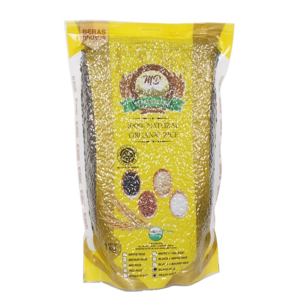

ready MD Beras Hitam Kupas Kulit Organik / MD Organic Black Rice Kupas Kulit 1Kg murah