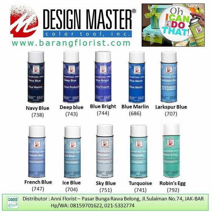 

ready Design Master Color Spray, Cat bunga, Spray bunga, prewarna bunga