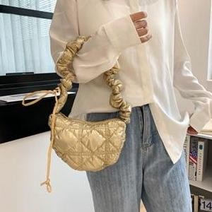 Sale Carlyn Puffy Bag Mini Warna Glossy - Dumpling Bag Korea Import Tas Selempang Wanita Bangkok Tha