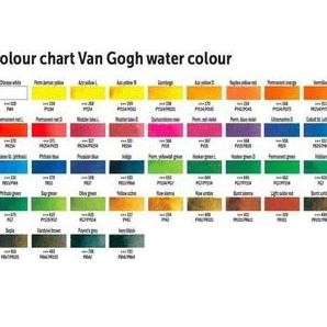 

ready VAN GOGH WATERCOLOUR TUBE 10ML SERIES 2 (brown,blue,green,black,grey)