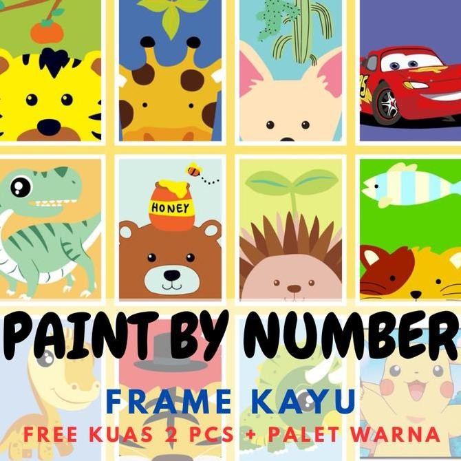

ready Paint By Number Kanvas Lukis Canvas DIY Painting ST0025