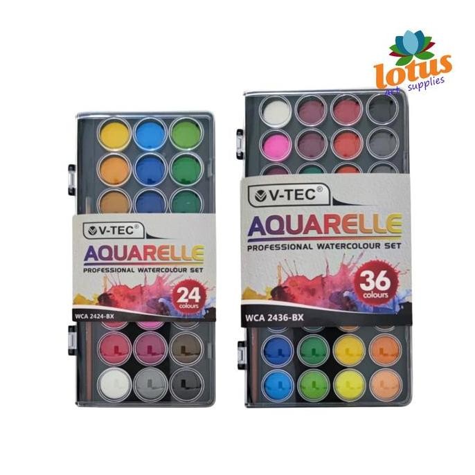

ready V-tec Aquarelle Watercolour Set Cat Air