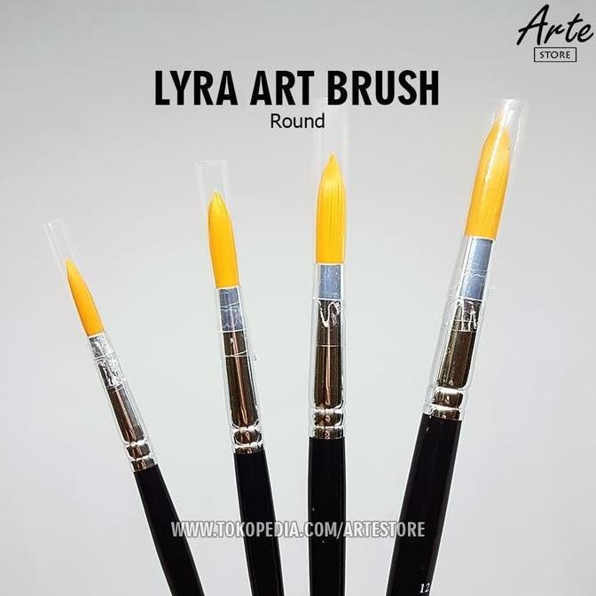 

ready Kuas Lukis Lyra Bulat Set isi 12 pcs