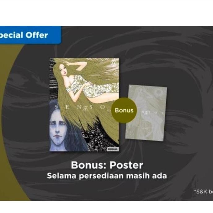 Tersedia Komik Ito Junji Sensor by Ito Junji