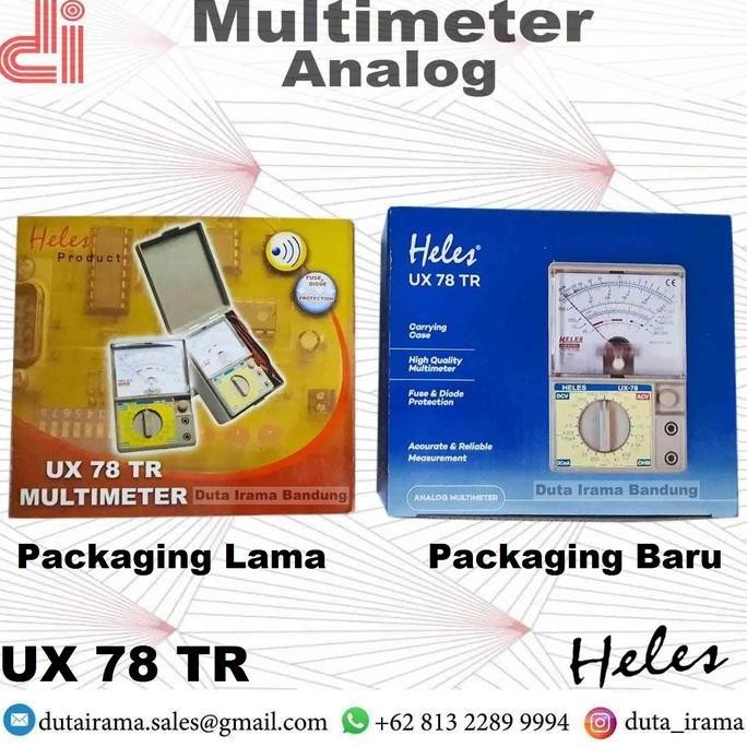 Heles UX78TR Analog Multimeter UX 78 TR Multi Meter Tester