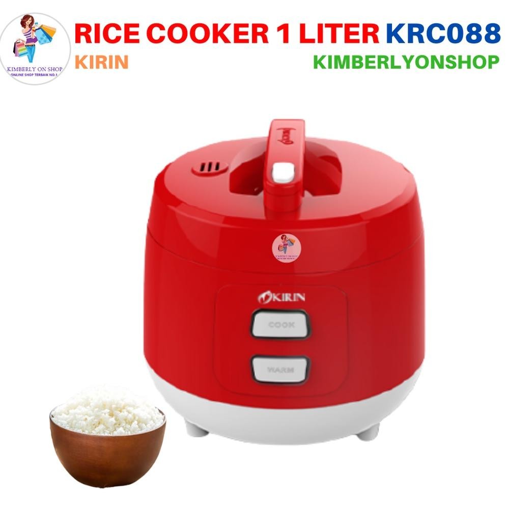 Rice Cooker Magic Com Kirin Stainless Steel 1 Liter Krc 088 Terlaris
