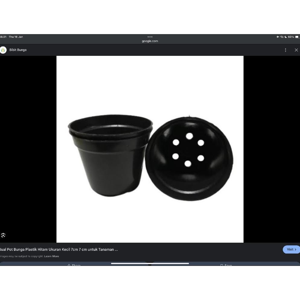 Pot Bunga Plastik 20Cm / Grosir Pot Bunga Stock