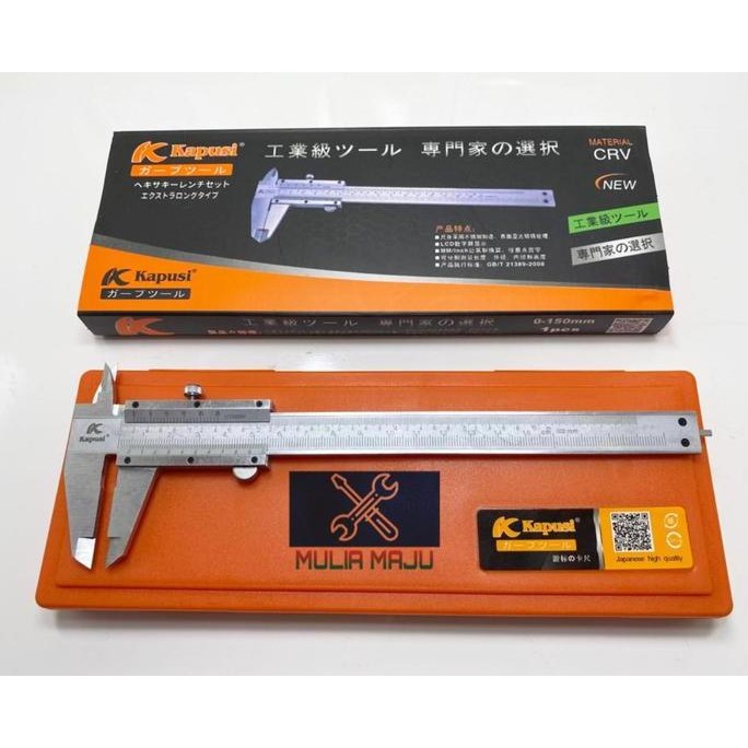 Sigmat Jangka Sorong Manual caliper 15cm kapusi/ Sigmat manual kapusi
