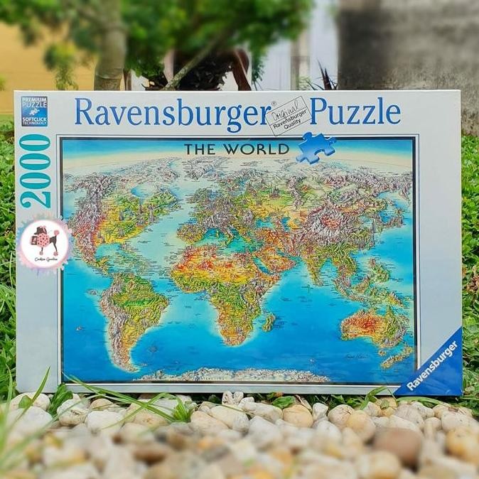 Ravensburger World Map Puzzle 2000pc