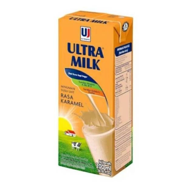 

(Expert) Susu Ultra rasa karamel ukuran 200 mili isi 24 pcs