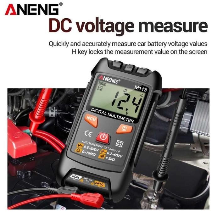 ANENG Digital Multimeter Portable NCV Non Contact - M113