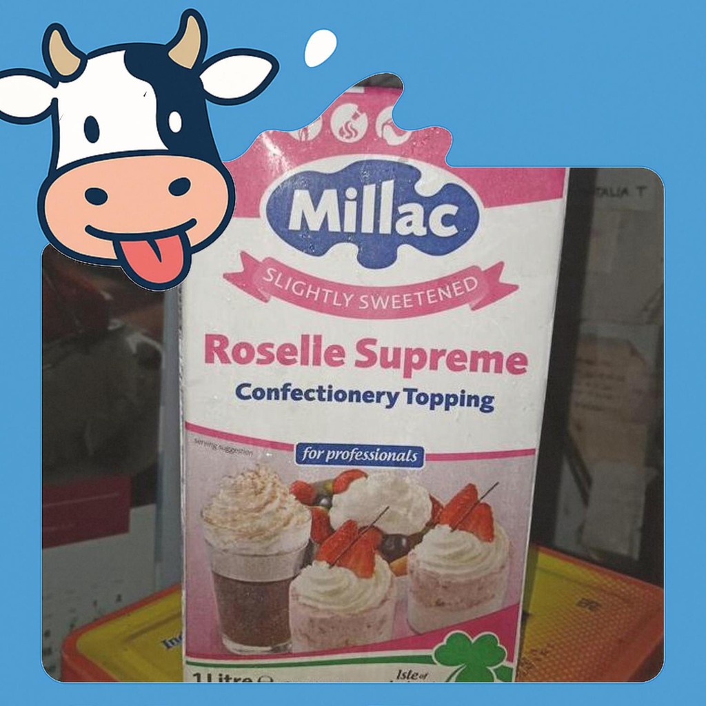 

Diskon Milac Roselle Whip Cream 1Ltr, Krim Kental U Aneka Masakan/Makanan Dll