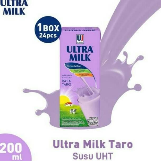 

(Expert) Susu ultra rasa taro 200ml isi 24 pcs 1 karton