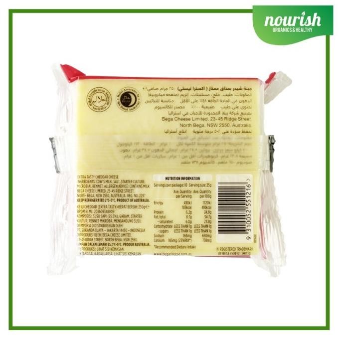 

(Expert) Bega Cheese Extra Tasty 250gr