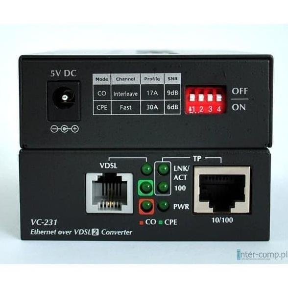 ready  PLANET VC-231 Ethernet over VDSL2 Converter (Profile 30a)