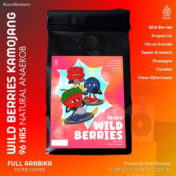 

[[ VELCRO / ARABIKA 96HRS ANAEROBIC NATURAL WILD BERRY KAMOJANG 1 KG BEST SELLER