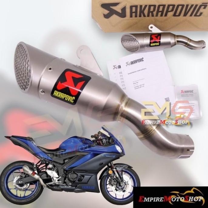 Promo Knalpot Akrapovic Gp New R25 R 25 2023 Mt25 Original Slip On