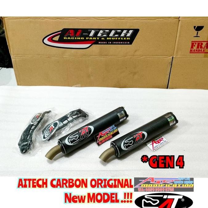 Grosir Silincer Knalpot Aitech Carbon Original New Model Gen 4 Ninja R Rr Ss