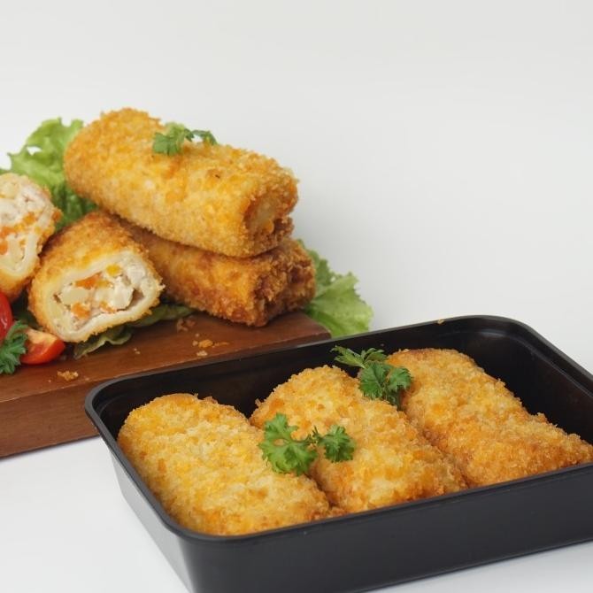 

(Expert) Low Cal Baked "NOT Fried" Risol with Chicken Breast . Healthy Diet