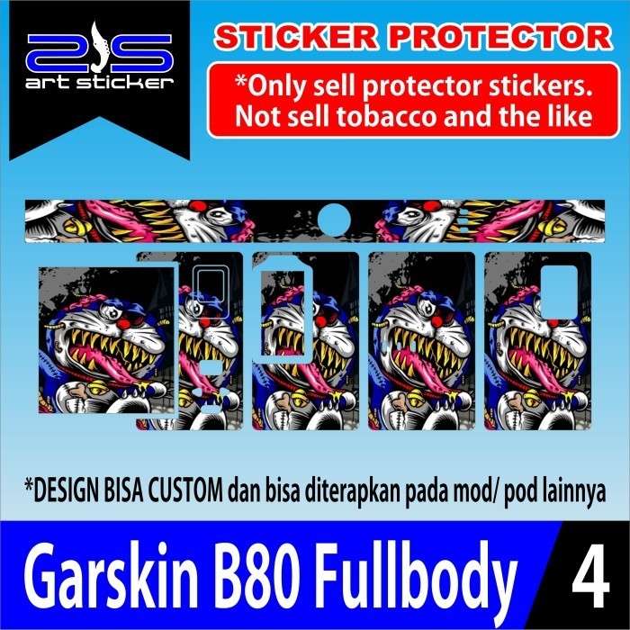 

Centarus B80 Aio Vinil Dan Hologram Luffy Gear 5 Zombie Doraemon Garskin Stiker Custom Fullbody Bisa COD