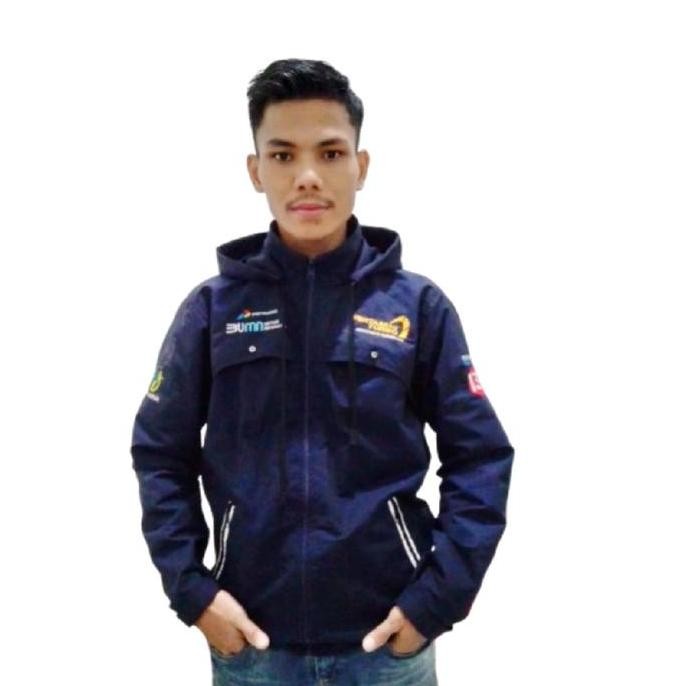 Murah Jaket Pertamina Pertamax Turbo Terbaru | Switer Hoodie My Pertamina  Pria Navy