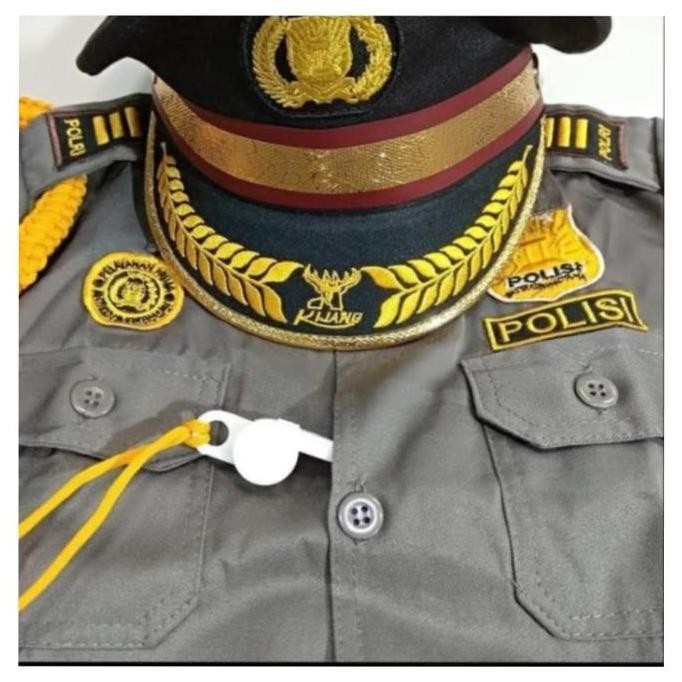 Promo Baju Seragam Profesi Anak Laki Polisi (Merk Kijang)