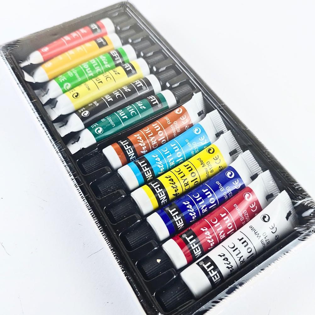 

Cat Acrylic Colours BENEFIT AC-612 12 Colors 12x6ml Terlaris