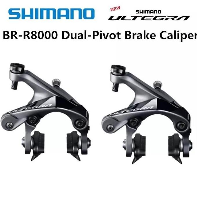 U Brake Shimano Ultegra R8 Caliper - Brake Set Depan Belakang