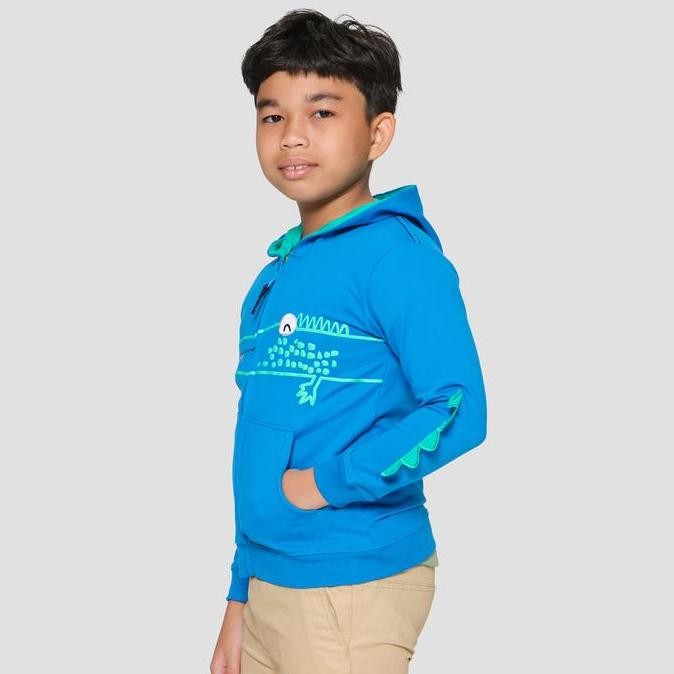 Murah Little M Terry Cucuk Croco Jaket Anak Laki-Laki 121281542