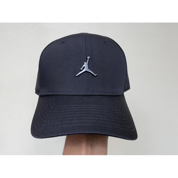Grosir Topi Jordan Rise Cap Black/Gunmetal 100% Original Resmi