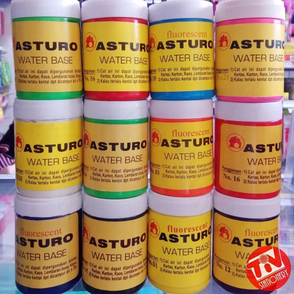 

Cat Poster ASTURO Water Base 100 ml (Besar) Terlaris