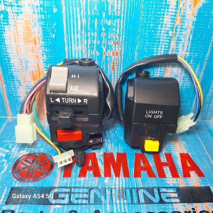 Saklar Kiri Kanan Set Motor Jupiter Z Force-1 Fizr Vega Lama Cripton Holder Switch Sen Klakson Dim L