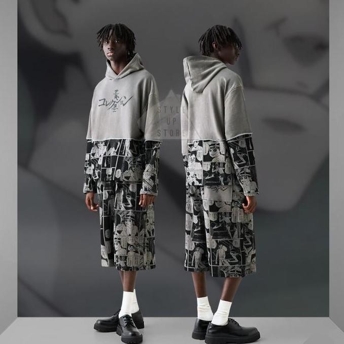 Grosir Brshk Hoodie Oversize Unisex - Junji Ito Collection