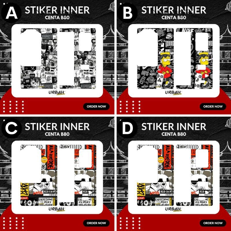 

Urban Stiker C B80 Dekorasi Detail S Dalam By District G2 Garskin Stiker Custom Fullbody Bisa COD