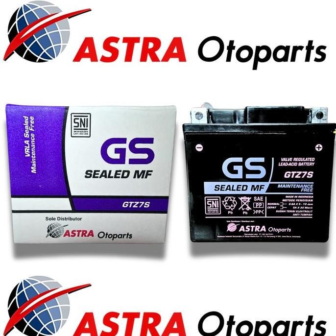 AKI ORIGINAL MOTOR SATRIA FU 150 GS ASTRA GTZ7S MF AKI KERING