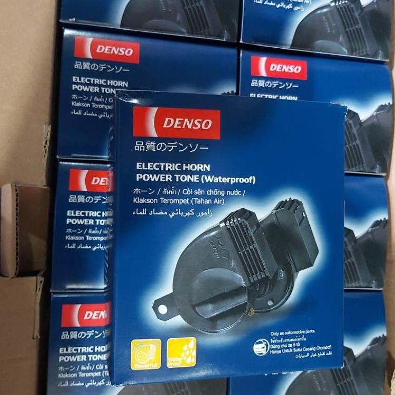 KLAKSON KEONG DENSO WATERPROOF ANTI AIR UNTUK MOTOR MOBIL 12V 24 volt Klakson