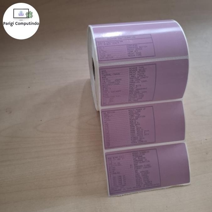 

Label Thermal Warna 100 50 mm / Isi 1000 / 1 Roll - Biru Muda RB07
