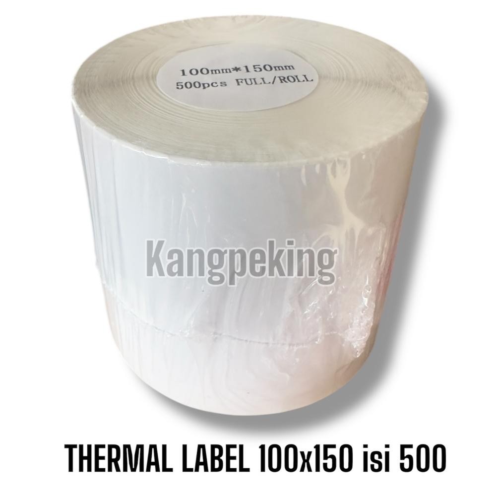 

Kertas Thermal Label Barcode 500 Pcs Ukuran A6 100 X 150 Mm Thermal Paper ORIGINAL RB07