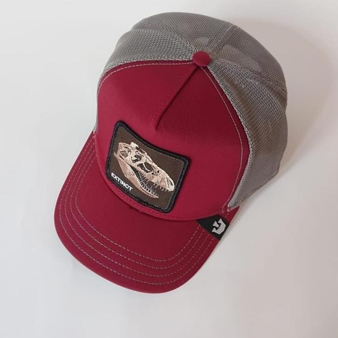 Sale Topi Original Goorin Bros Trucker Hat - Extinct (Maroon)