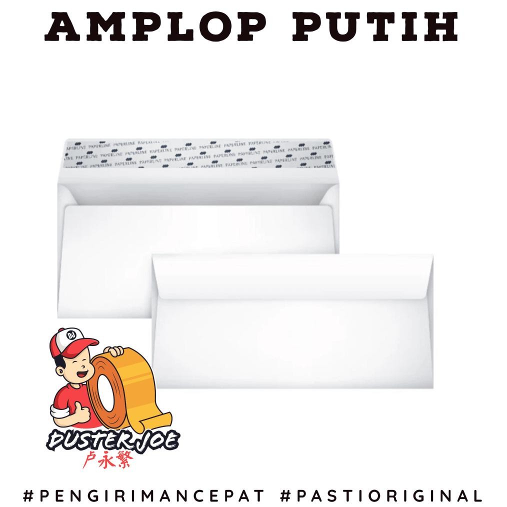 

Paperline Amplop Putih Polos 90 PPS PER 1 PACK RB07