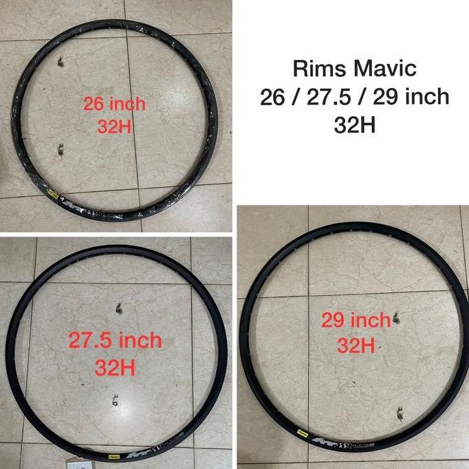 Rims Mavic Double Wall 26/27.5/29 Inch 32 Hole Xm 319 Discbrake Velg K Kualitas Terbaik Harga Termur
