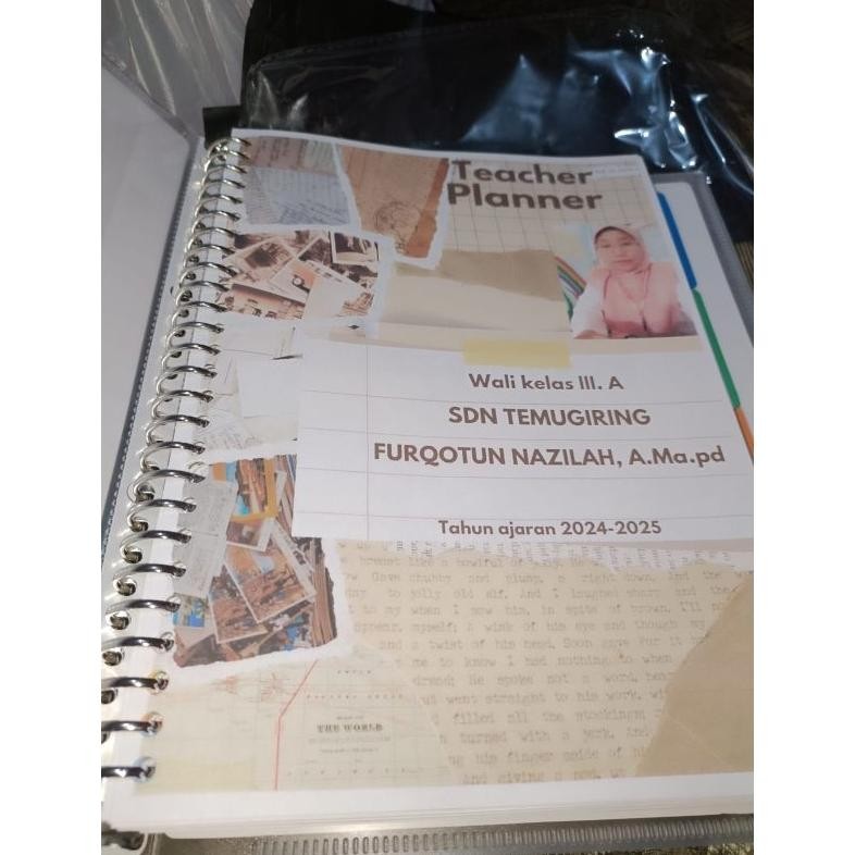 

Binder plan ajar kelas 3 SD jurnal guru teacher planer beserta isinya RB07
