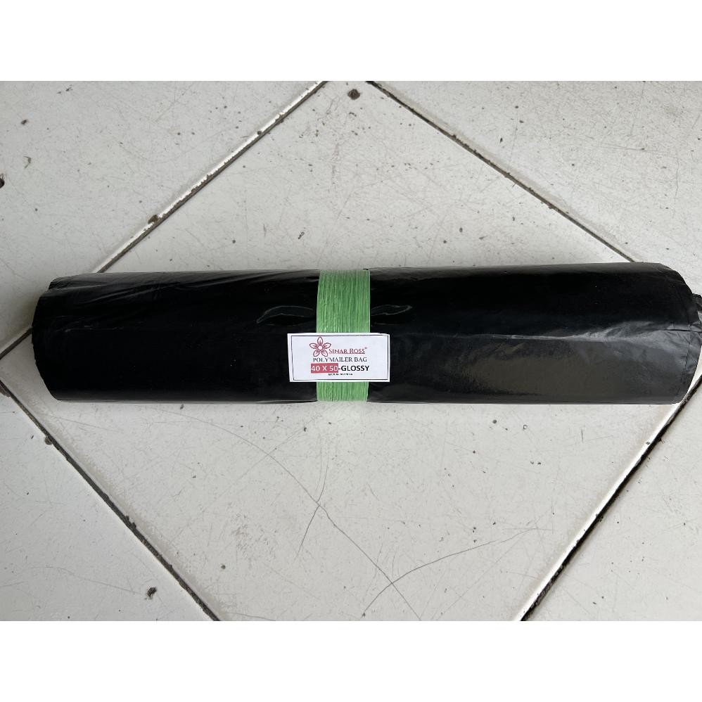 

Plastik Polymailer 40x50 Sinar Ross HITAM PE GLOSSY PER 1 IKAT RB07