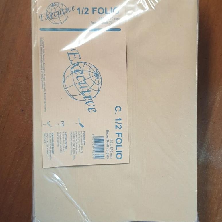 

Amplop Coklat Executive C 1/2 folio RB07