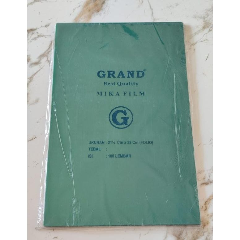 

Cover Mika Warna / Plastik Jilid GRAND ( 1 Pack / 100 Lembar ) RB07